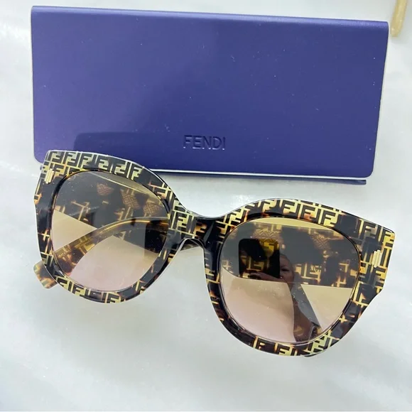 Fendi | Accessories | Authentic Fendi Roma Havana Square  display picture 1